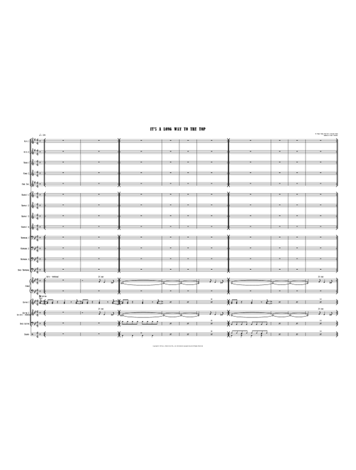 It's A Long Way To The Top (if You Wanna Rock 'n' Roll) (Arr. Daryl McKenzie) - AC/DC (Large Ensemble)