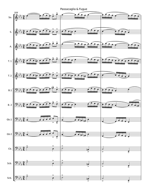 Passacaglia in C minor, BWV 582 - Johann Sebastian Bach