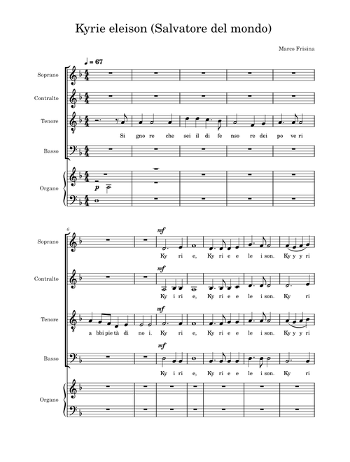Kyrie eleison (Salvatore del mondo)