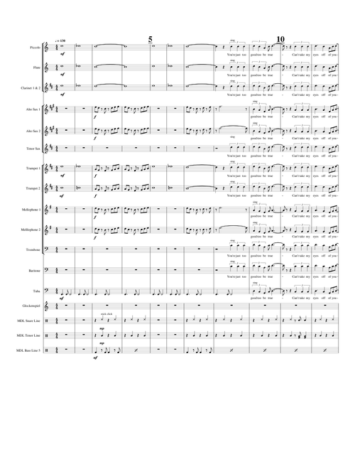 Can't Take My Eyes off You - Marching Band 