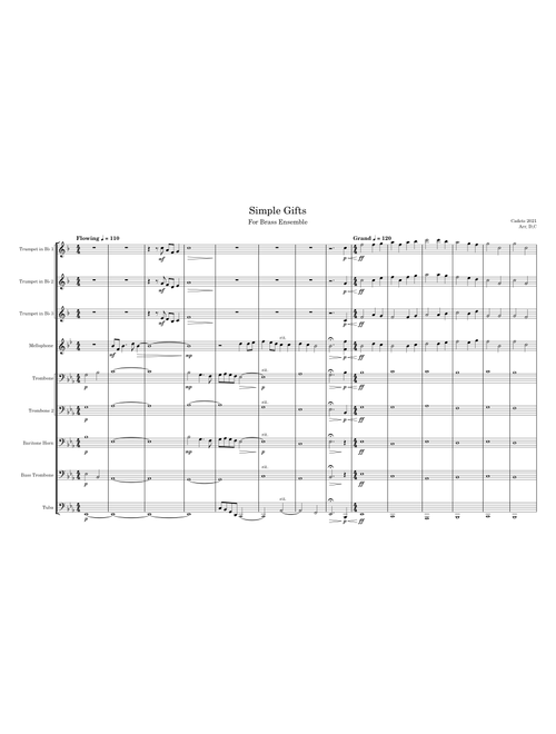 Simple Gifts – Aaron Copland