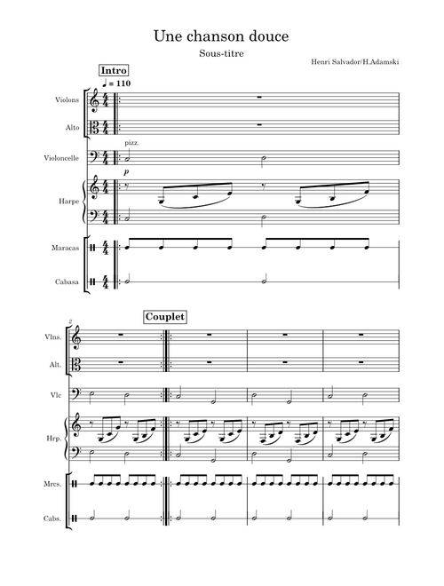 Une chanson douce – Henri Salvador