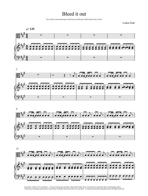 Bleed It Out (Arr. André Laitano) - Linkin Park (Instrumental Duet)