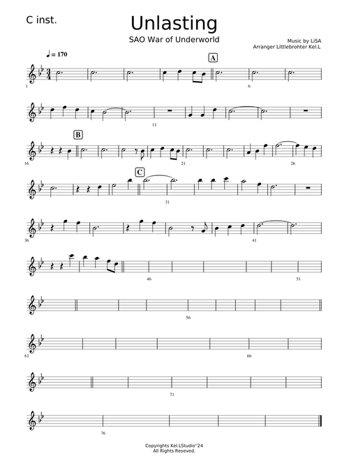 【Violin】Unlasting LiSA - SAO Alicization 刀劍神域 S3ED 【Preview】