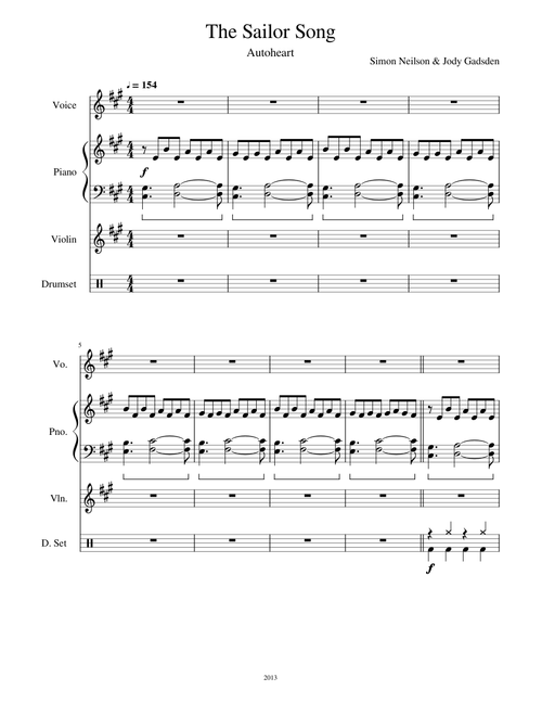 The Sailor Song - Autoheart
