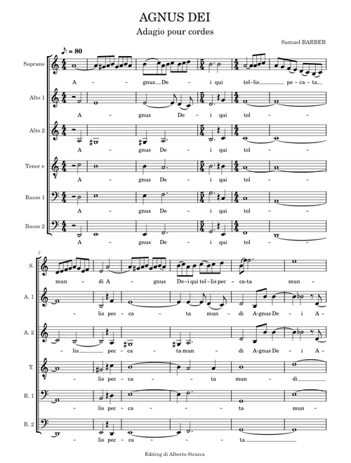 Agnus Dei – Samuel Barber