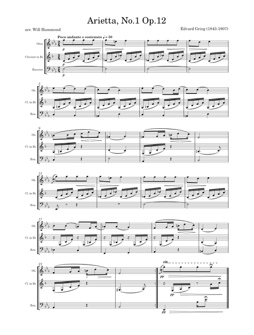 Arietta, No.1 Op.12