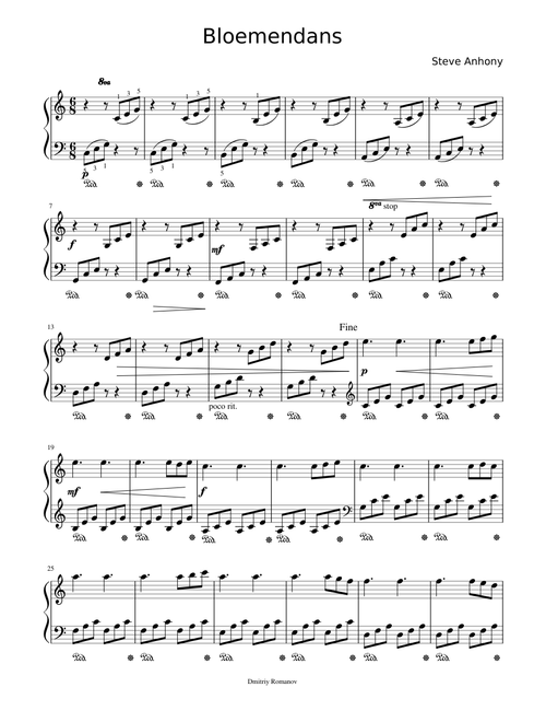 Bloemendans (dance of the flowers) - Steve Anthony