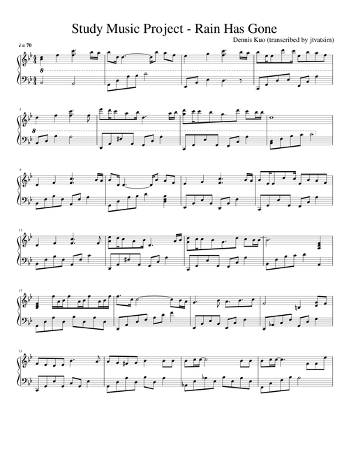 Study Music Project - Rain Has Gone