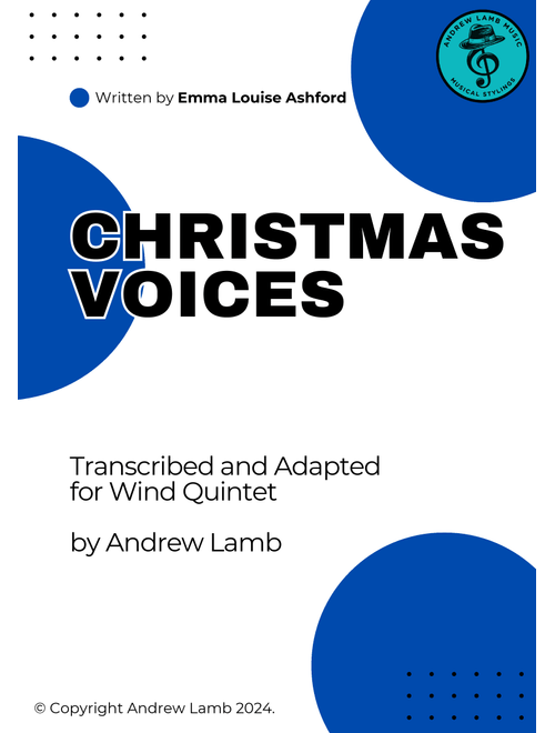 Emma Louise Ashford | Christmas Voices | for Wind Quintet (Arr. Andrew Lamb) (Woodwind Ensemble)