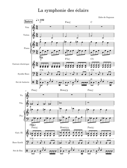 La symphonie des éclairs