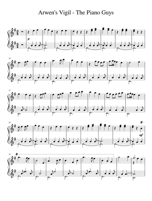 Arwen's Vigil - The Piano Guys