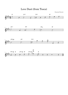 Free Tosca by Giacomo Puccini sheet music | Download PDF or print
