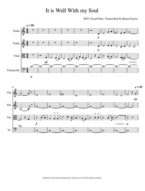It is Well With my Soul BYU For Strings