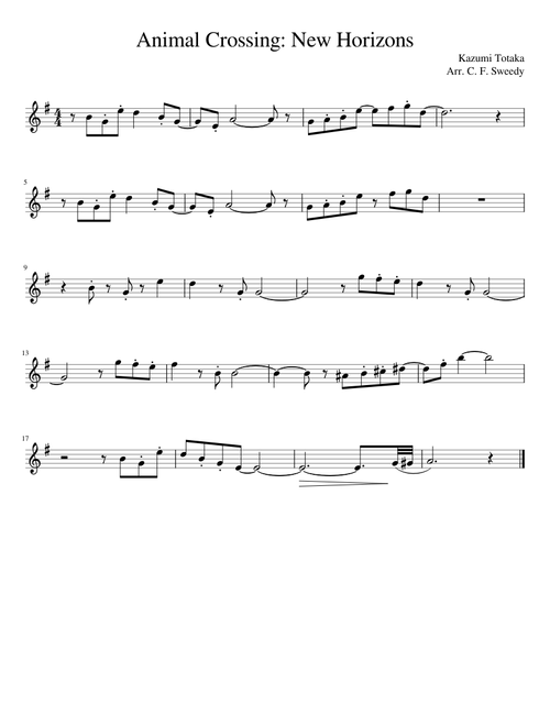Animal Crossing: New Horizons Melody