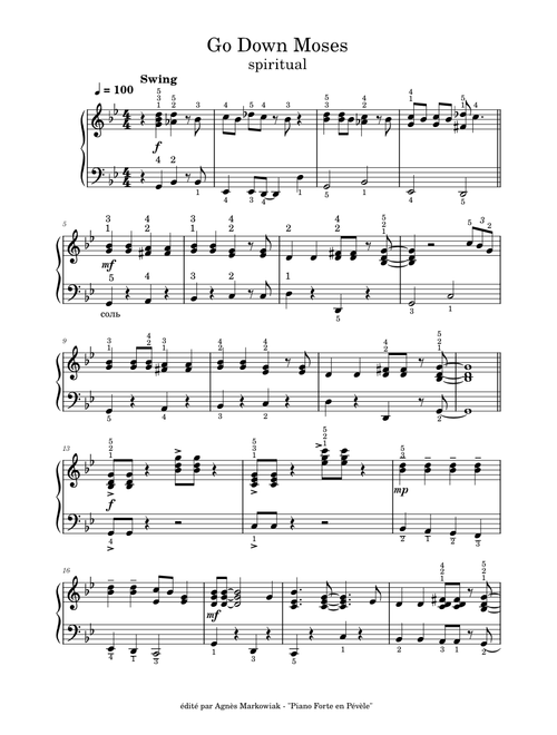 Go down moses Louis Armstrong