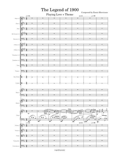 The Legend of 1900 - Ennio Morricone