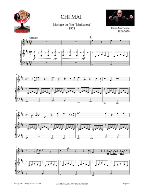 CHI MAI – Ennio Morricone