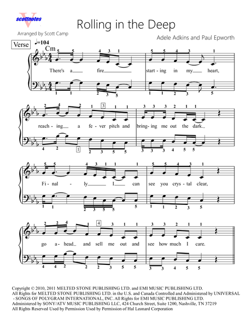 Rolling In The Deep (Arr. Scott Camp) - Adele (Vocal Solo)