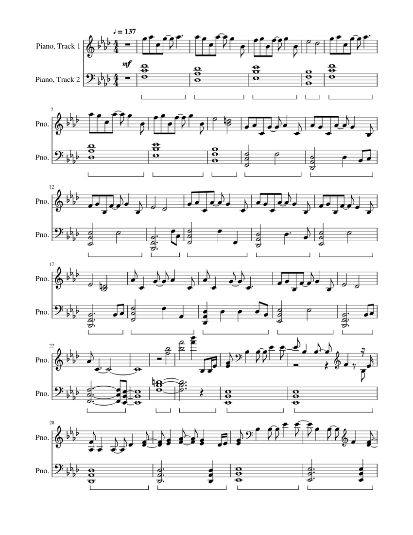 Let it Go Accompaniment Sheet music for Piano Solo Musescore