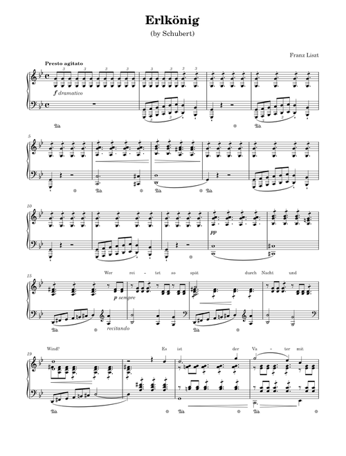 Schubert/Liszt - Erlkönig