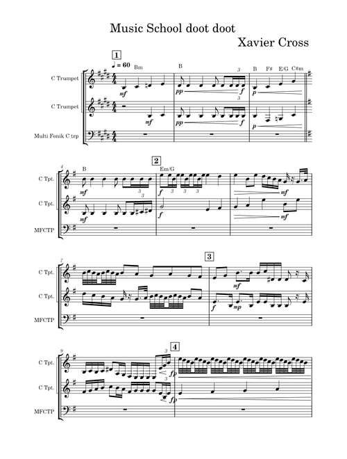 Music School Doot Doot – Xavier Cross