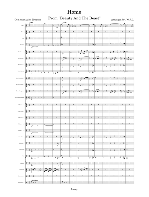 Home - Alan Menken | Symphonic Band Arrangement