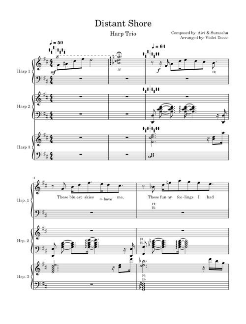That Distant Shore – aivi & surasshu Distance Shore, Dasse Harp trio