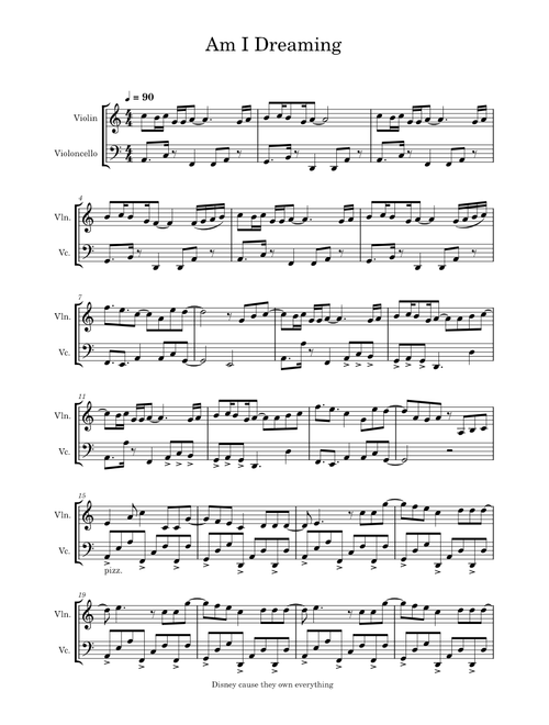 Am I Dreaming – Metro Boomin Am I Dreaming (Cello + Violin)