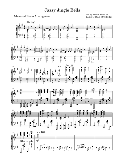 Jazzy Jingle Bells – Jacob Koller
