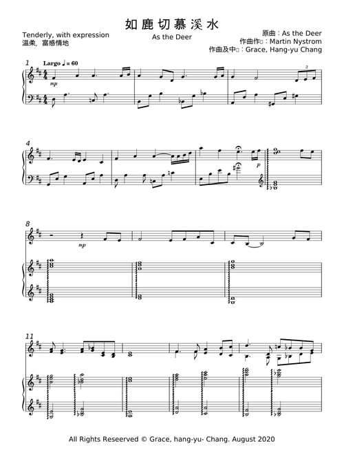 As the Deer - Martin J Nystrom