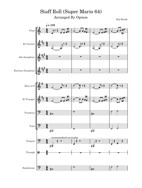 Staff Roll - Super Mario 64 – Koji Kondo Arrangement