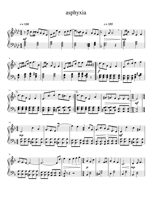 asphyxia [Easy version]