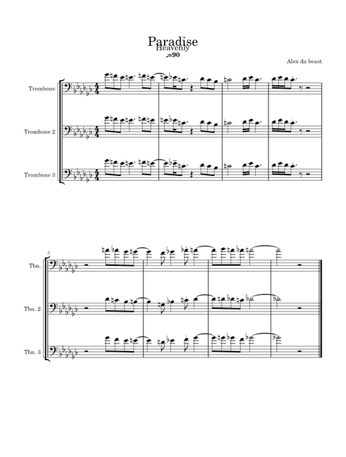 Untitled score – Unknown author
