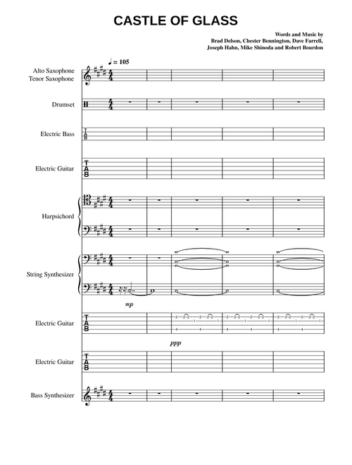 Castle of Glass - Linkin Park (with guitar tabs)