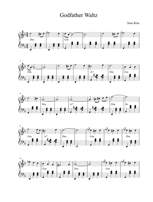 Godfather Waltz - NinoRota