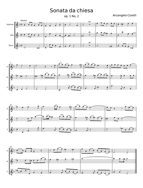 Sonata Da Chiesa op. 3, No. 7 - Arcangelo Corelli