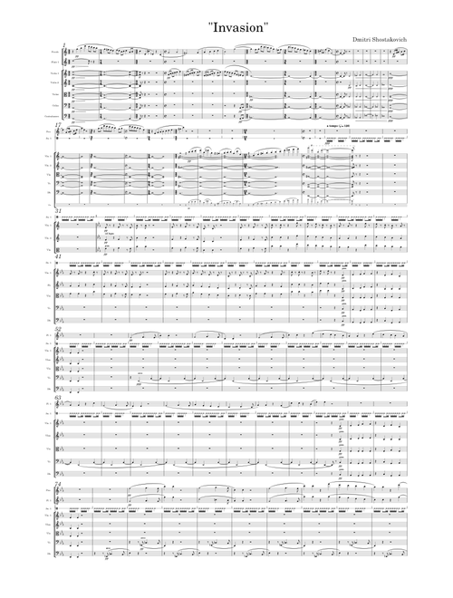 "Invasion" from Symphony No. 7, Op. 60 "Leningrad" – Dmitri Shostakovich