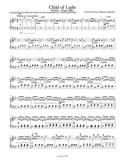 Child of Light Medley - Piano Suite