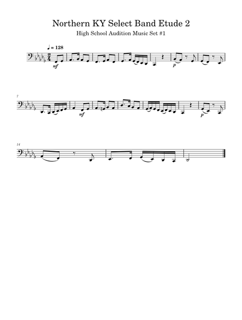Northern KY Select Band Etude 2