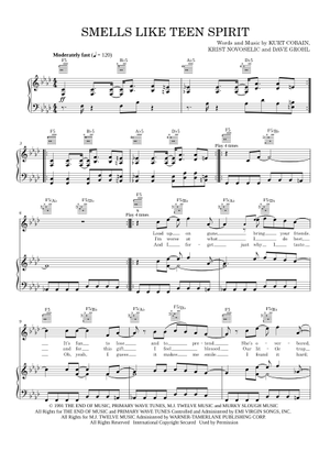 Smells Like Teen Spirit (Ft. Neoguizmo) Sheet Music for Saxophone