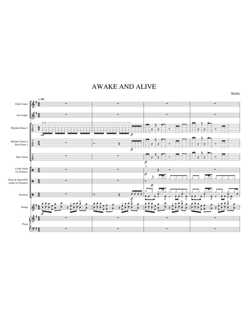 Awake and Alive - Skillet