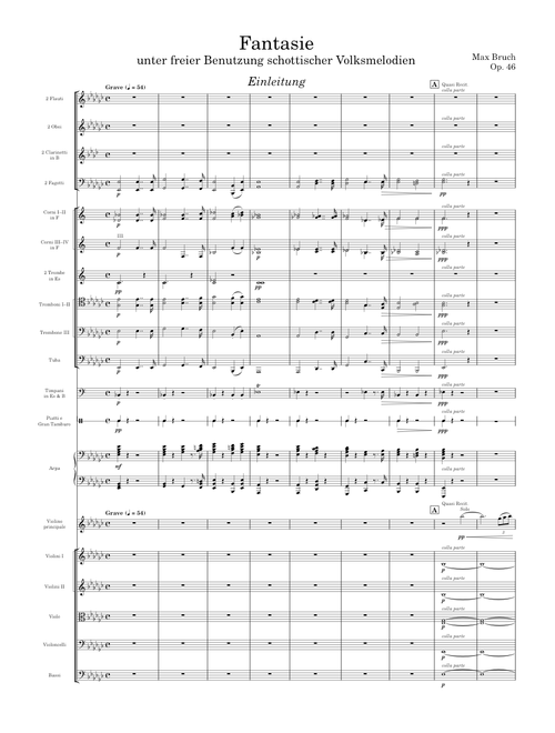 Scottish Fantasy - M. Bruch, Op. 46