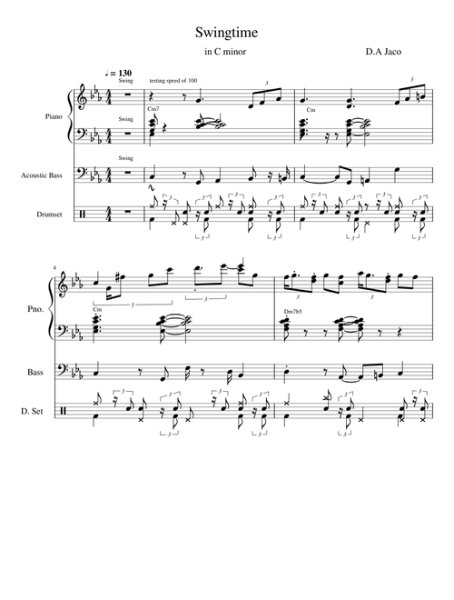 Swingtime - in Cminor