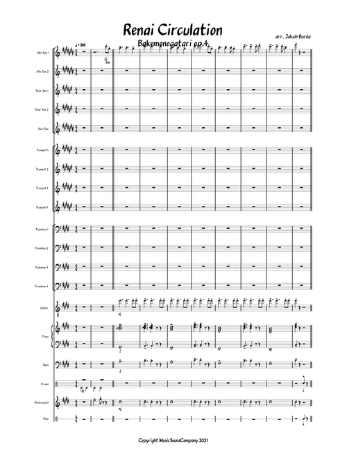 Renai Circulation - Hana Kanazawa/arr. Jakub Burda