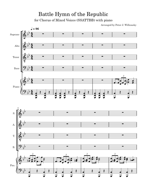 Battle Hymn of the Republic – Misc Traditional Battle Hymn of the Republic –  Arr.  Peter J. Wilhousky