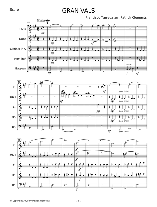 Gran vals - Francisco Tárrega