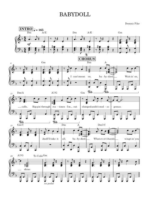 Babydoll – Dominic Fike