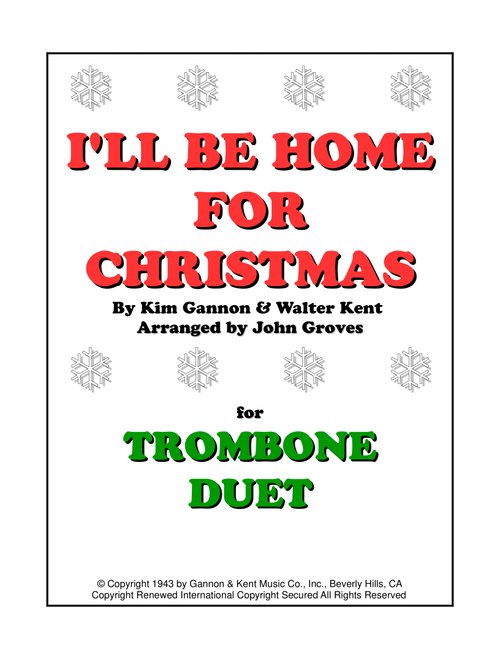 I'll Be Home For Christmas (Arr. John Groves) - Rascal Flatts (Instrumental Duet)