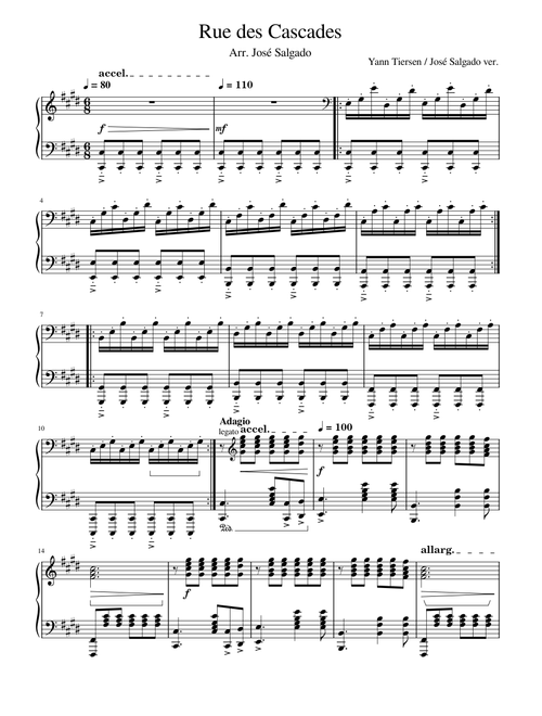 Rue des cascades – Yann Tiersen